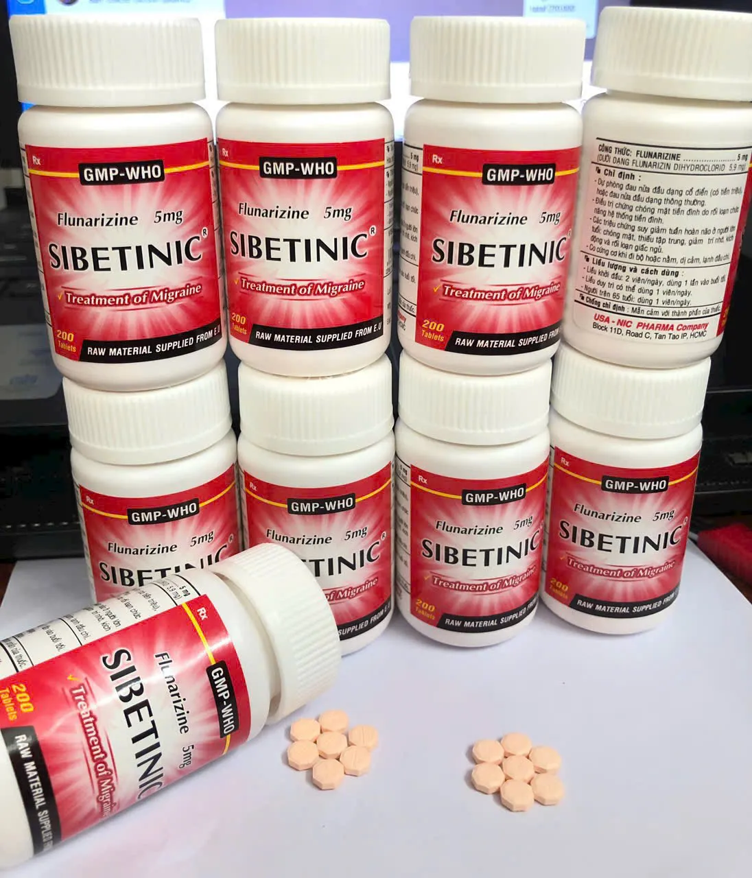 SIBETINIC 5 – Hỗ trợ điều trị và dự phòng đau nửa đầu, chóng mặt hiệu quả